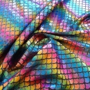 Tüll - bunte - Schuppen - Glitter